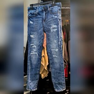 Men's Aeropostale Super Skinny  Distressed Jeans